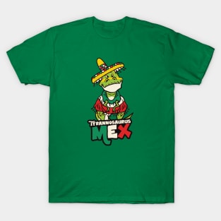 Tyrannosaurus Mex // Funny Fiesta T-Rex T-Shirt